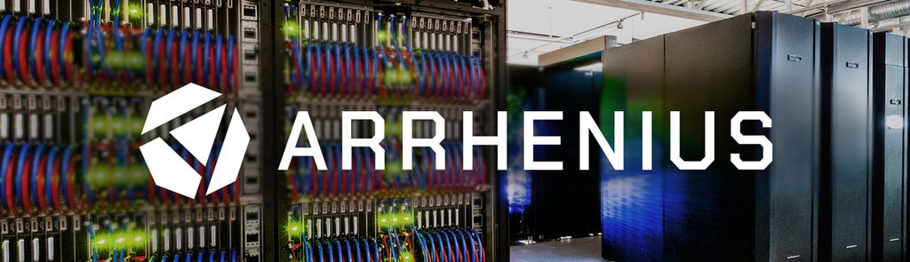 Supercomputer and the Arrhenius logo